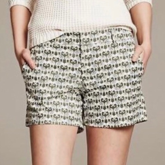 Banana Republic Pants - Banana Republic Elephant Print Shorts